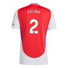 Virallinen Fanipaita Arsenal Saliba 2 Kotipelipaita 2024-25 - Miesten